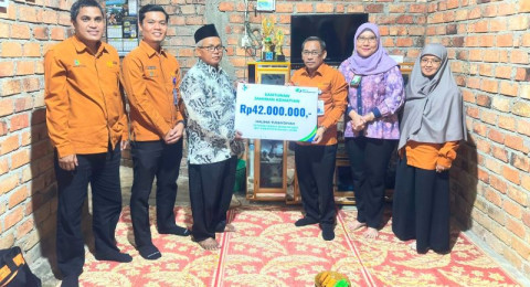 Ahli Waris Petugas Sensus Ekonomi 2026 di Muaro Jambi Terima Santunan JKM BPJS Ketenagakerjaan
